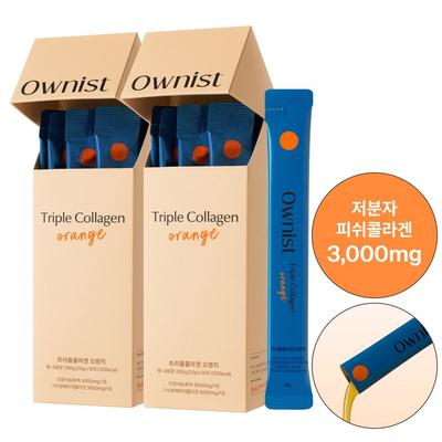Onist Triple Collagen Orange Low Molecular Fish Collagen 3000mg