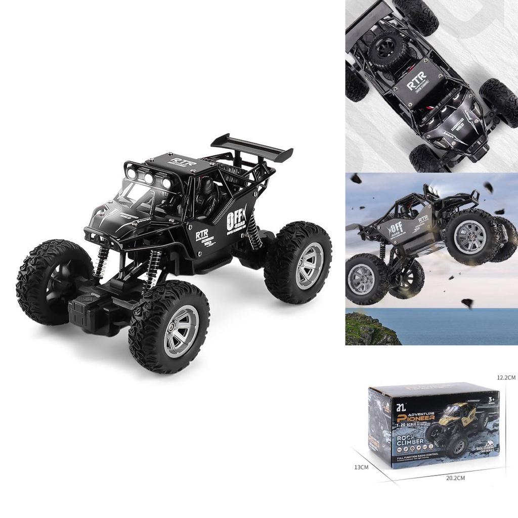 Climb With Style Alloy Off-road Rc Climbing Car With Lights For Kids
