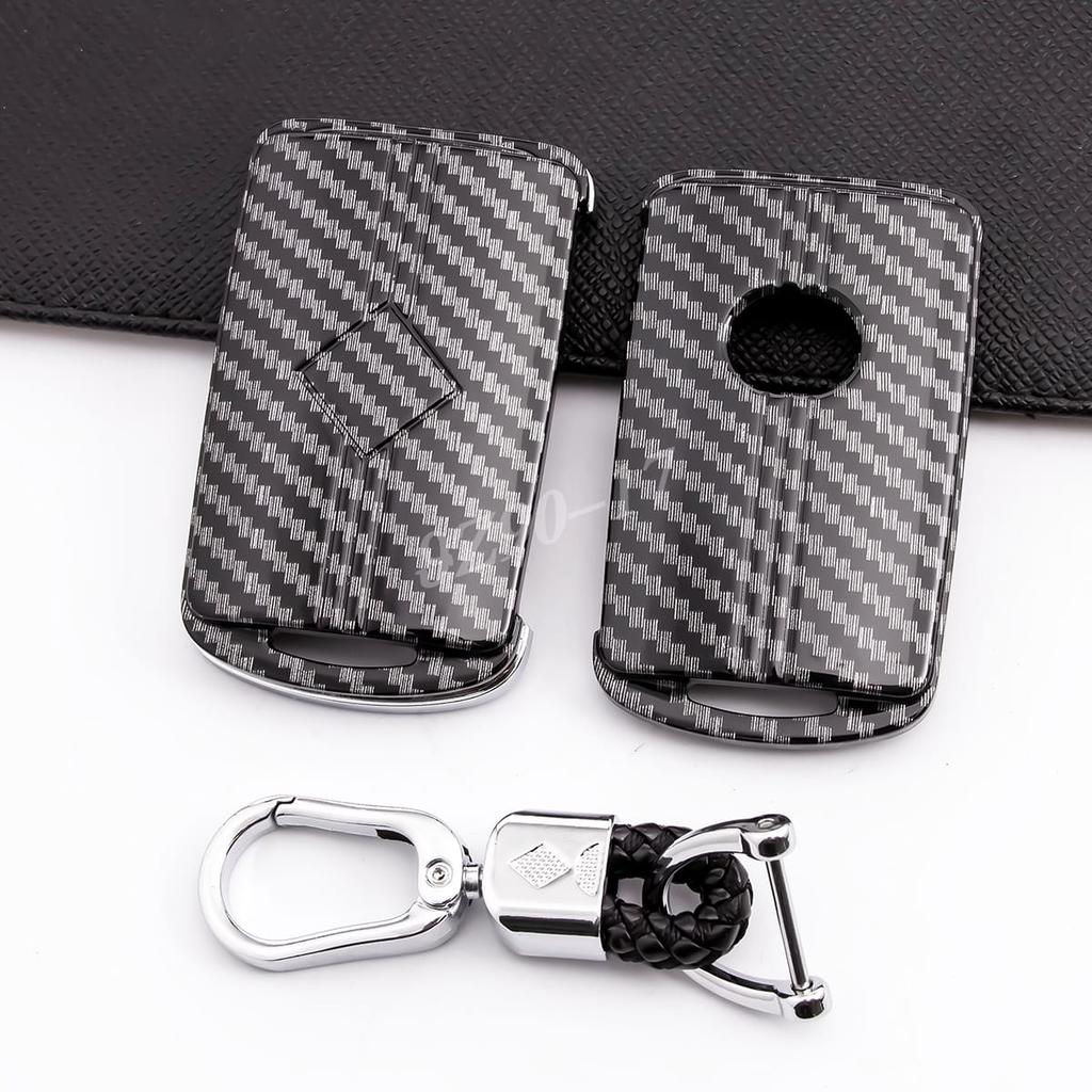 Carbon Fiber Smart Key Cover For Mazda 3 6 Cx30 Cx50 Cx5 Cx9 Mx5 Cx90 Accessories