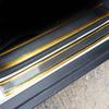 1 Meter Carbon Fiber Rubber Moulding Strip Rubber for Car Door Pedal Trim Bumper DIY Door Sill Protector Edge Guard Car