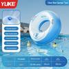 Enhanced Anti-Rollover Swim Ring for Adults & Kids, Unisex Lifebuoy, Inflatable Underarm Ring, Portable Swim Gear