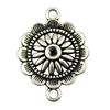 Filigree Diamond Shaped Connectors Ornate Multi Loop Links For Jewelry