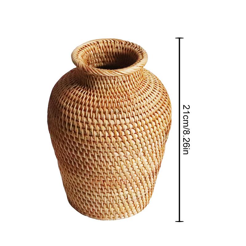 Ručně tkané květinové aranžmá Ruční práce Ozdoby na plochu Antikolizní domácí umělecké dekorace