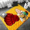 Anime Hot O-One-Punch Man Floor Mat Bedroom Living Room Flannel Door Mat Non-Slip Home Decor