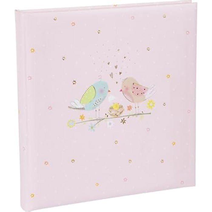 Album bébé - goldbuch - loving birds - couleur fille - papier - mixte