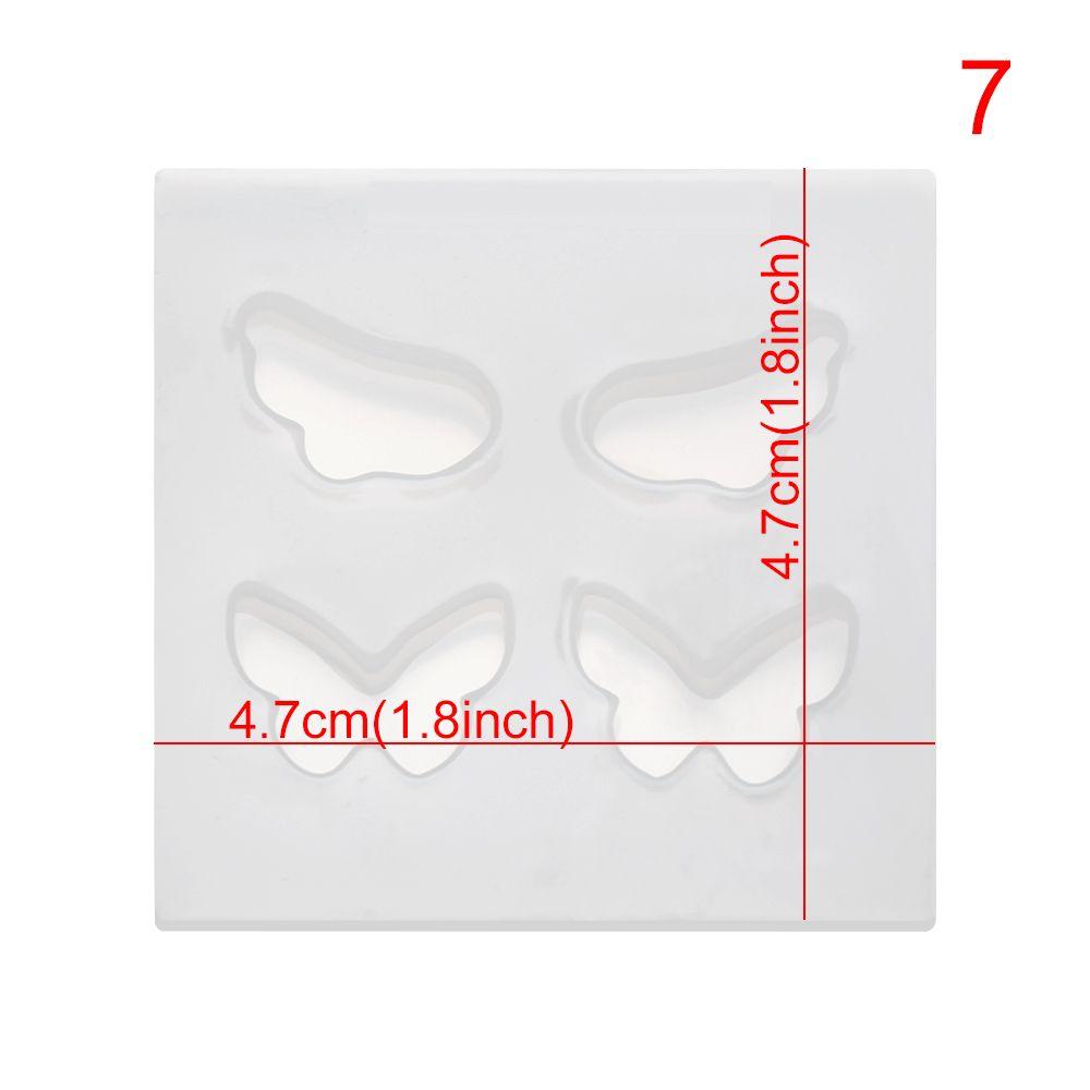 Glue Keychain Necklace Crystal Epoxy Mold Resin Silicone Molds Pendant Mould Earrings Mould