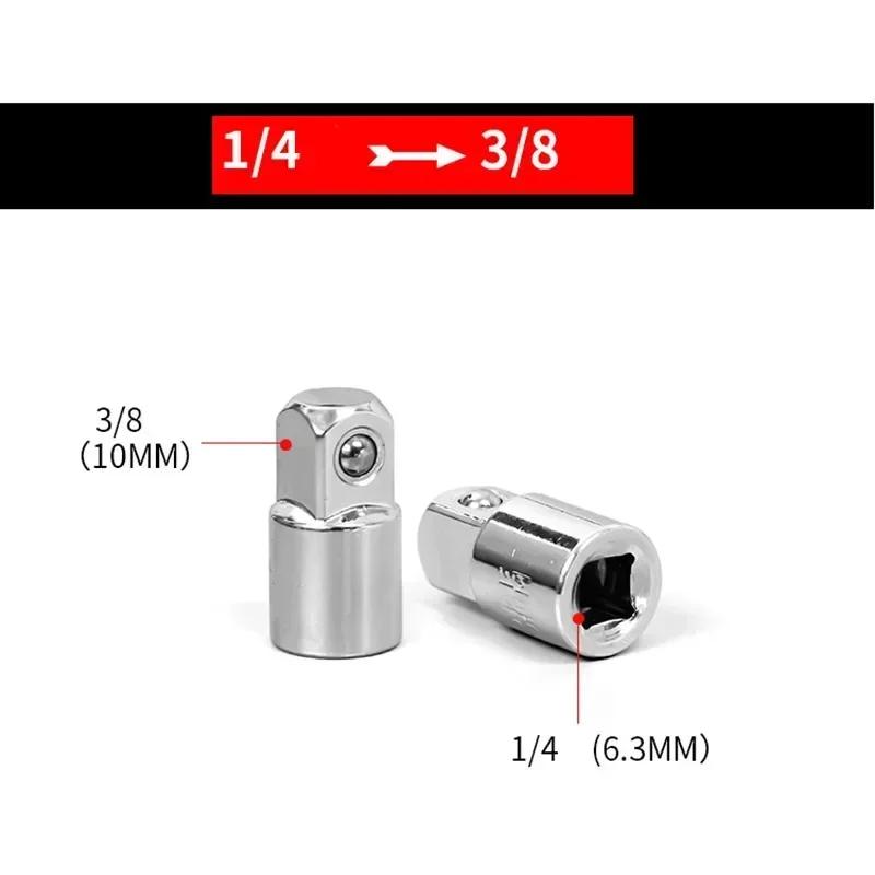 

Drive Spanner Socket1/4 3/8 1/2 Female To Male Converter Wrench Adapter Parts Hand Manual Tool Car Repair Tools Accessories