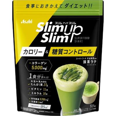Slim Up Slim Enzyme + Superfood Shake Green Tea Latte 315g Bevande e frullati Sostituti del pasto Bevande e frullati