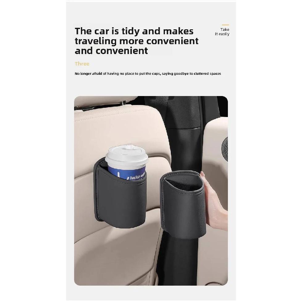 Universal Car Door Cup Holder Box Back Clip Design Drink Rack Storage Bin Car Seat Back Water Cup Box Organizer Pocket Cup Holders 5