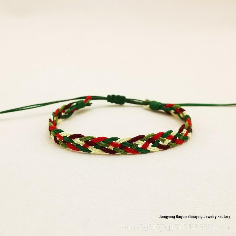 Bohemian Unisex Rainbow Woven Bracelet