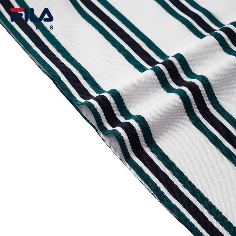 FILA Boys' Knitted Short Sleeve Polo Shirt