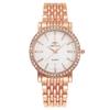 New Casual Watches Women Luxury Fashion Lovers Watch Rhinestone Stainless Steel Quartz Watch Men Women Gift Business Wristwatch