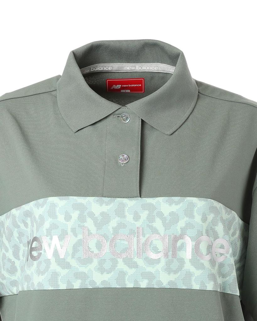 Golf Short Sleeve Big Polo Shirt Quick Cool 0 [New Balance] Women's (Moisture Absorbent, Drying, Touch) / 012-5160503 181_Khaki [S]