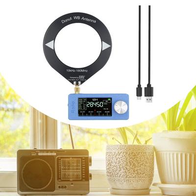 SI4732 Mini Radio Clear Color Display 1.9 Inch Screen Rechargeable AM Pocket Radios Receiver for