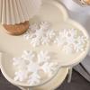 6Pcs White Foam Snowflake Fake Christmas Snowflakes Ornaments Creative Xmas Tree Pendants  DIY