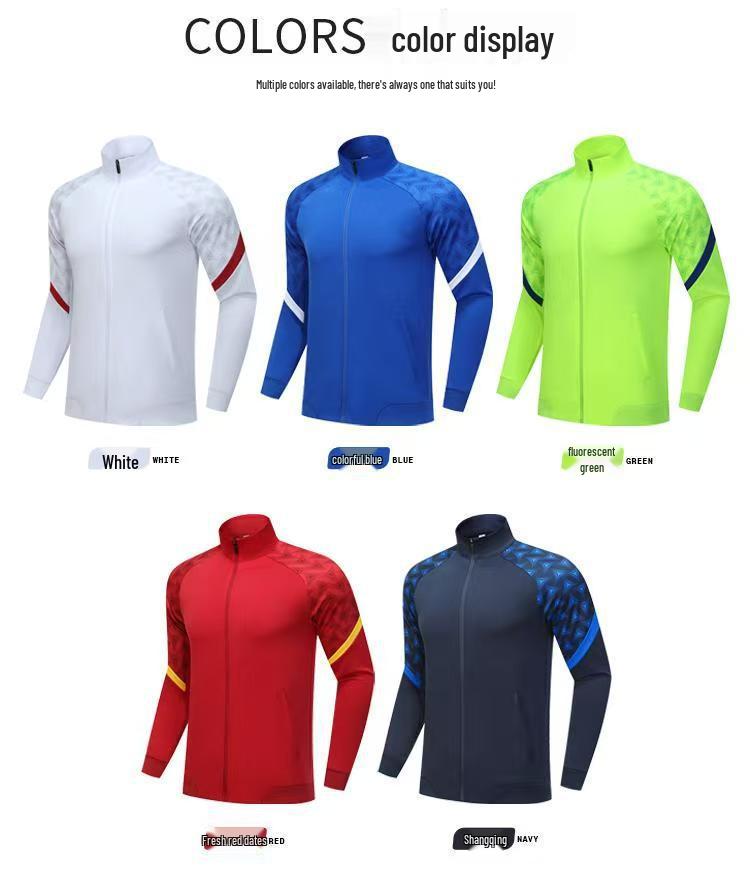 Unisex Casual Sportswear Set: Long Sleeve Zipper Jacket for Spring/Autumn Running & Training