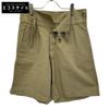 40's British Army Metal Button Gulka Shorts Bottoms beigeUsed