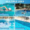 2Pcs 16Ft Pool Rope Floats To Divide Pool - Pool Safety Rope With Floats - Pool Divider Rope For Shallow Deep End