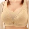 New large size no steel ring comfortable breathable lace gathering women's underwear no magnetic thin cup fat mm bra cover