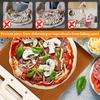 Sliding Pizza Peel Non-Stick Sliding Pizza Shovel with Detachable Wood Handle Effortless To Clean Sliding Pizza Paddle for Oven
