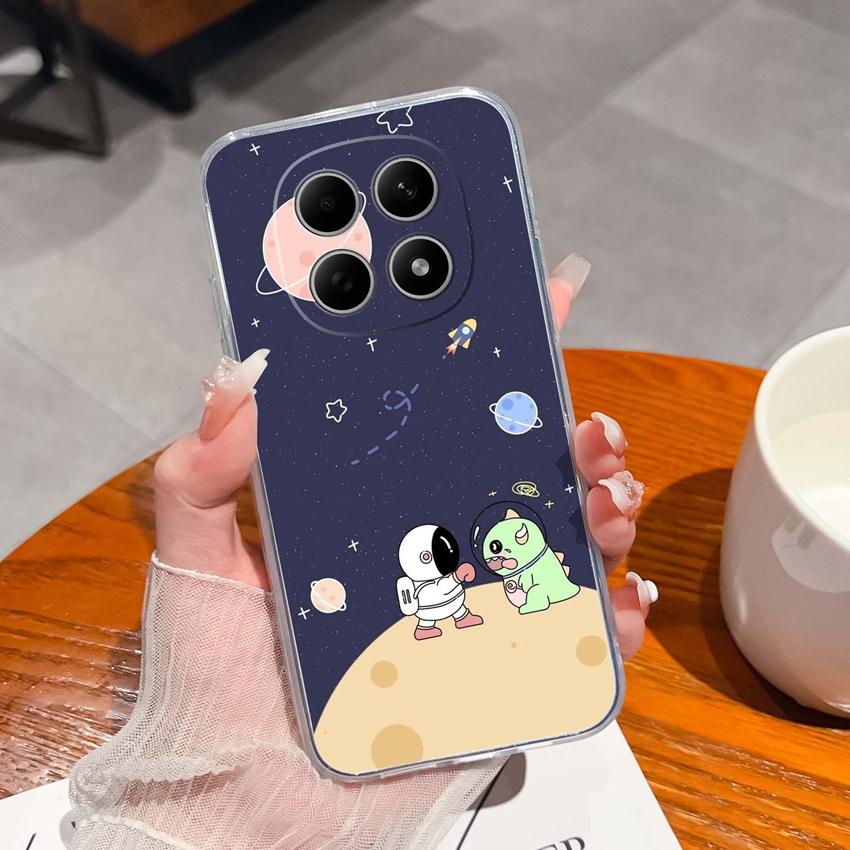 Suitable For Redmi Note 15 14 Pro 14S 15 15C A5 A1 Popular Creative Letters Patterns Phone Case Transparent Silicone Anti Slip Shell For Redmi Housing