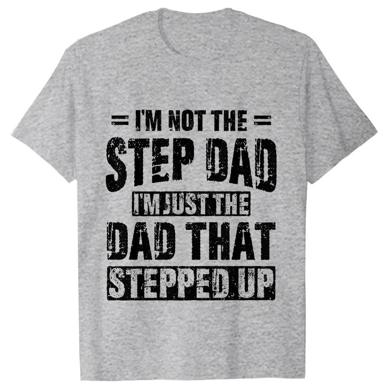 Bonus Dad Men's T-shirts Clothes Step Dad Tee Shirt Homme Birthday Tee Tshirts Short Sleeve O-neck Clothing for Men Tops
