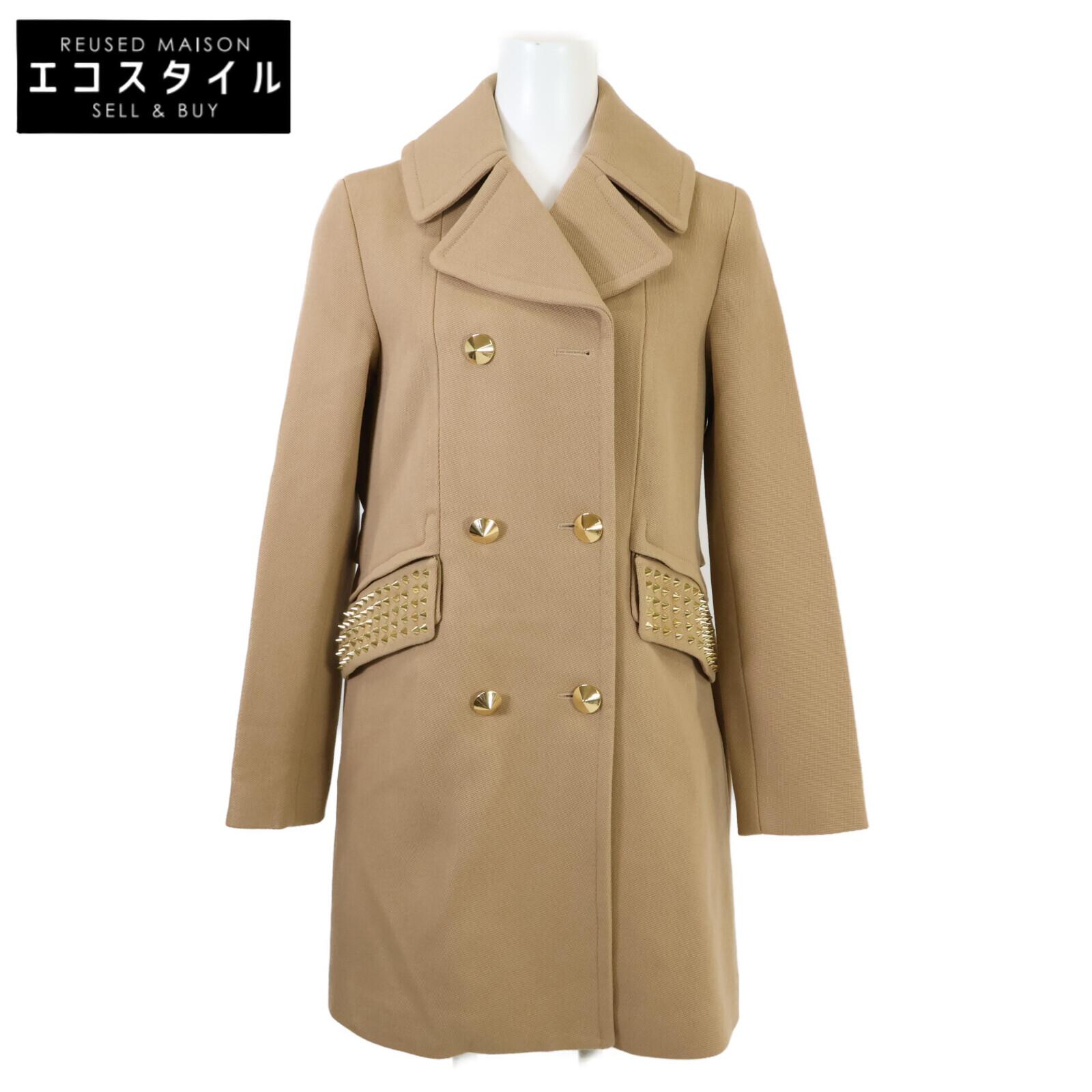 

3.1 Phillip lim Beige Studs double-breasted coat coat 2 beigeUsed