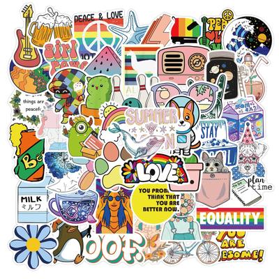 50 New Cartoon Stickers Decorative Suitcase Motorcycle Trolley Case Notebook Waterproof Stickers