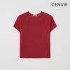 Senbi Women 3 Piece Set 26ss Summer Cloche Holgarment Round Neck Short Sleeve Kn