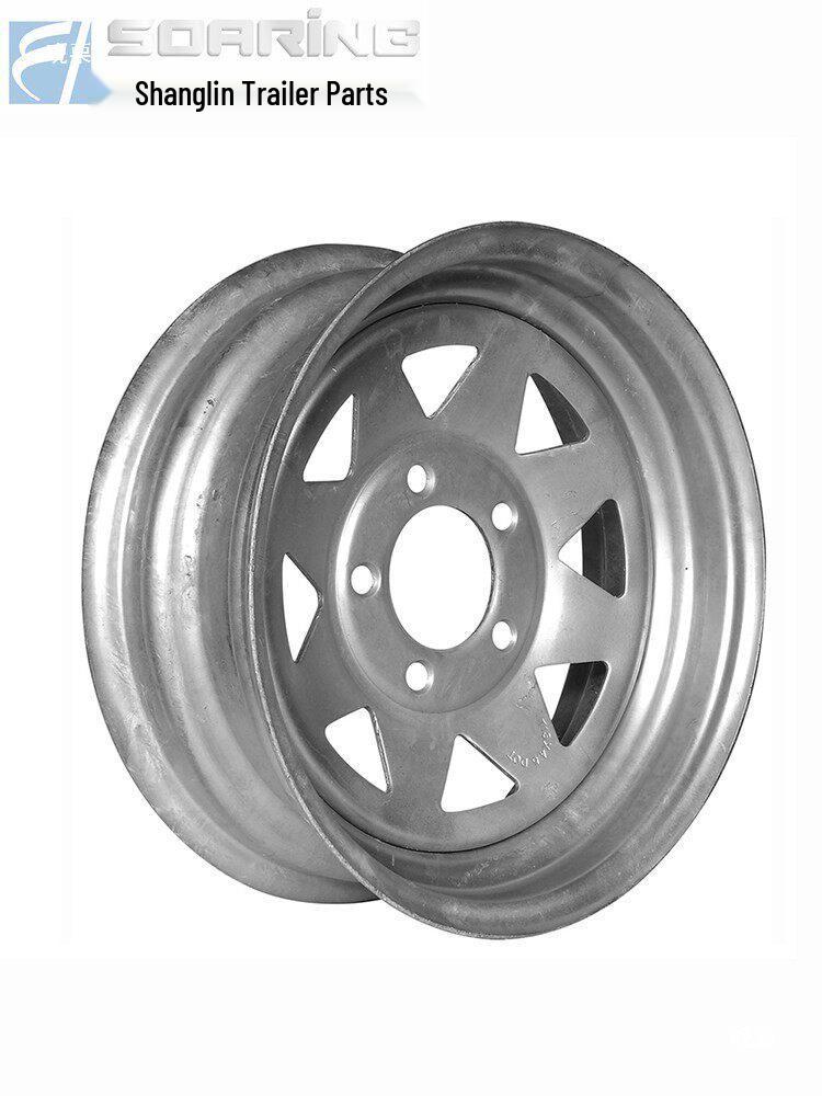 Shanglin 13-Zoll Stahl Anhängerfelge für Yacht, Wohnmobil, ATV/UTV – 4/5-Loch Modifikationszubehör