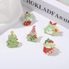 Frog Christmas Delightful Brooch Set Attractive Gold Alloy Pins For Fashion Accessories