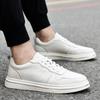 White Sneakers Man Genuine Leather Mens Shoes High Quality Men Leisure Fashion Footwear Sneaker Luxe Skate Shoes Male Size 36-44