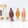 Silicone Candle Mold, Virgin Maria Sculpture Epoxy Gypsum Mould Home Decorations for DIY Handcrafts Resin Plaster Molds