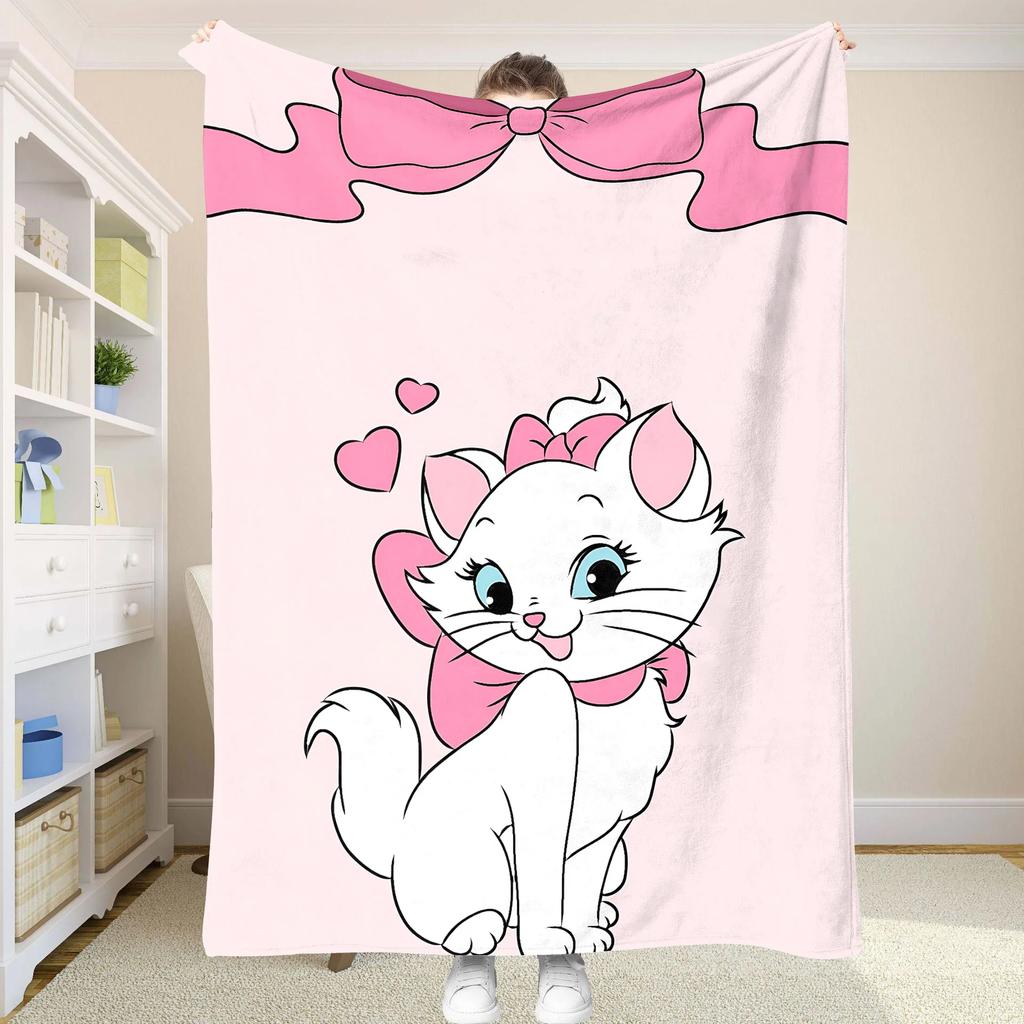 Bed Blanket Marie Cat Throw Blankets & Throws Summer Comforter Home and Decoration Bedspread the Anime Cooling Sofa Bedspreads