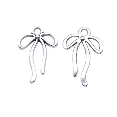 Charms Bow Scarf Pendants Wedding Jewelry Findings QC021