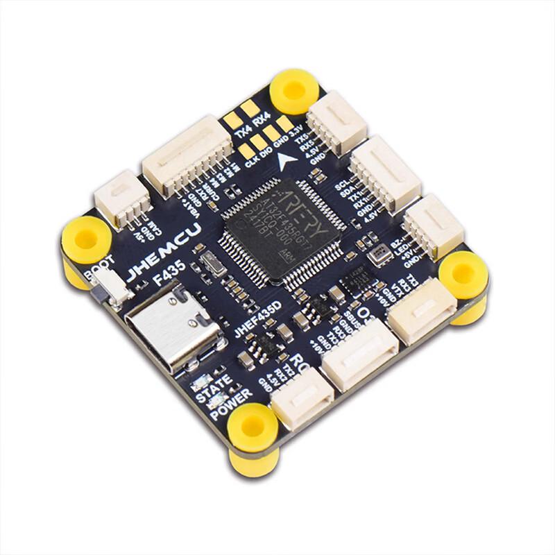 JHEMCU F435 AT32 Flight Controller & 55A ESC for Racing Drones