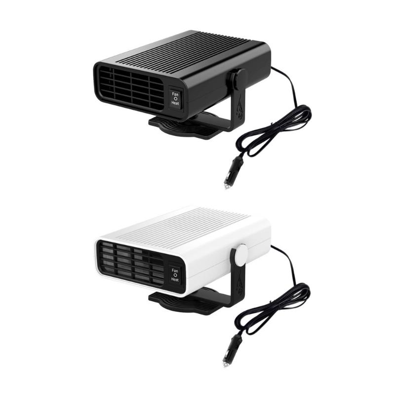 120W 12V Collapsible Car Heaters Portable Fast Demisting Defroster with Lighters Plug for Car SUV Truck & Trailer