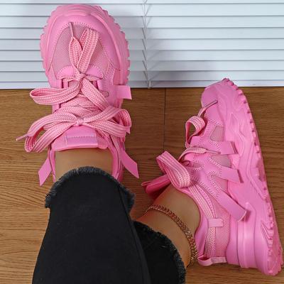 Clunky Sneaker Tendance Semelles épaisses Augmenter la Surface en Maille Respirant Confortable Chaussures de Sport décontractées Mode Assorties Chaussures de Mode pour Couples en Plein air