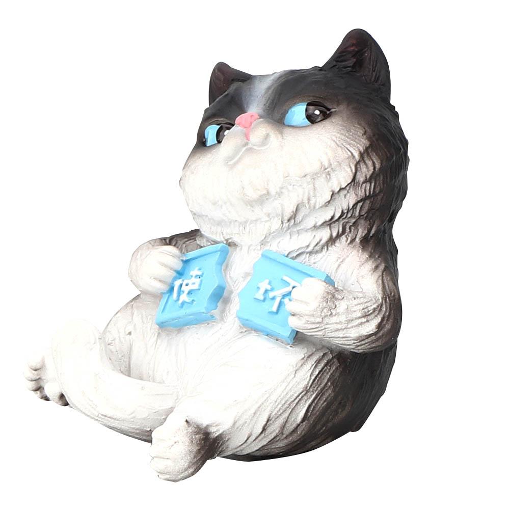 Mini Simulation Cat Animal Model Micro Figurine Toys Gift for Cake Car Decor