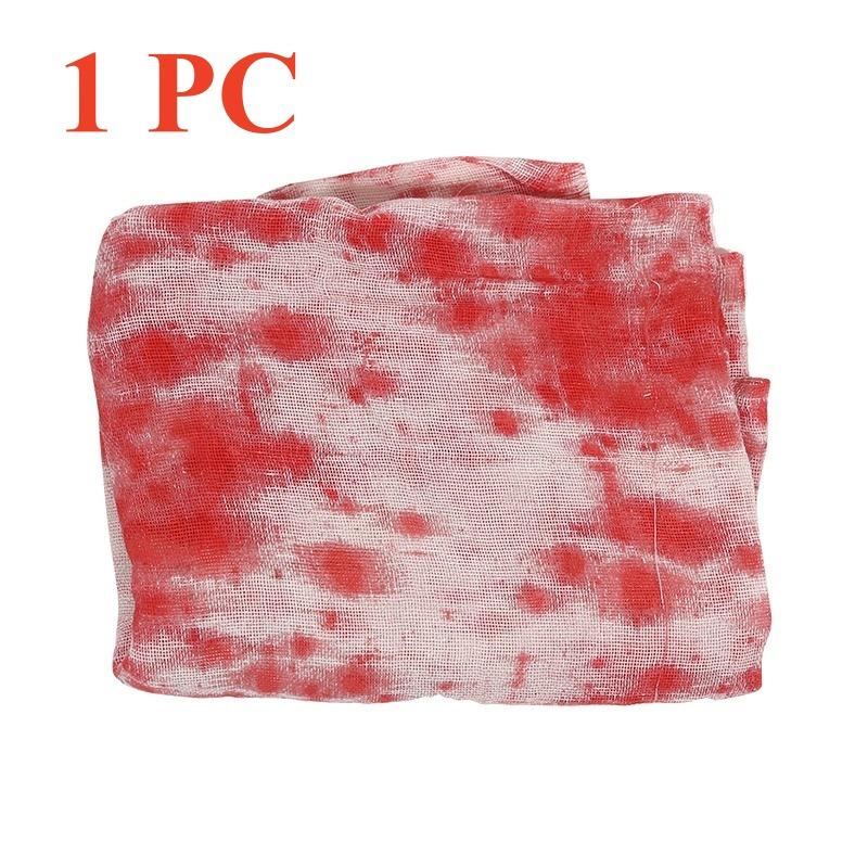 

59 In Halloween Fake Corpse Crime Scene Decoration Thick Cloth With Blood Prints Fake Corpse Back From The Grave For Party Decor 162x98cm (one size)
