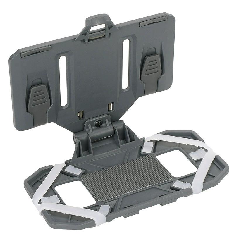 Tactical Navigation Board MOLLE Mounted Mobile Phone Board Carrier Tactical Vest Universal Folding Mobile Phone Stand one size