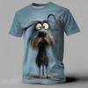 3D Printed Dog Face T Shirt Men Realistic Golden Retriever Puppy Big Eyes Graphic Tee Animal Lover Shirt Clothing