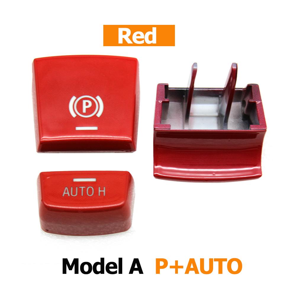 Electronic Hand Brake Parking Switch P Auto H Button Cover For BMW 5 6 7 X3 X4 X5 X6 F01 F02 F07 F10 F06 F25 F26 F15 F16