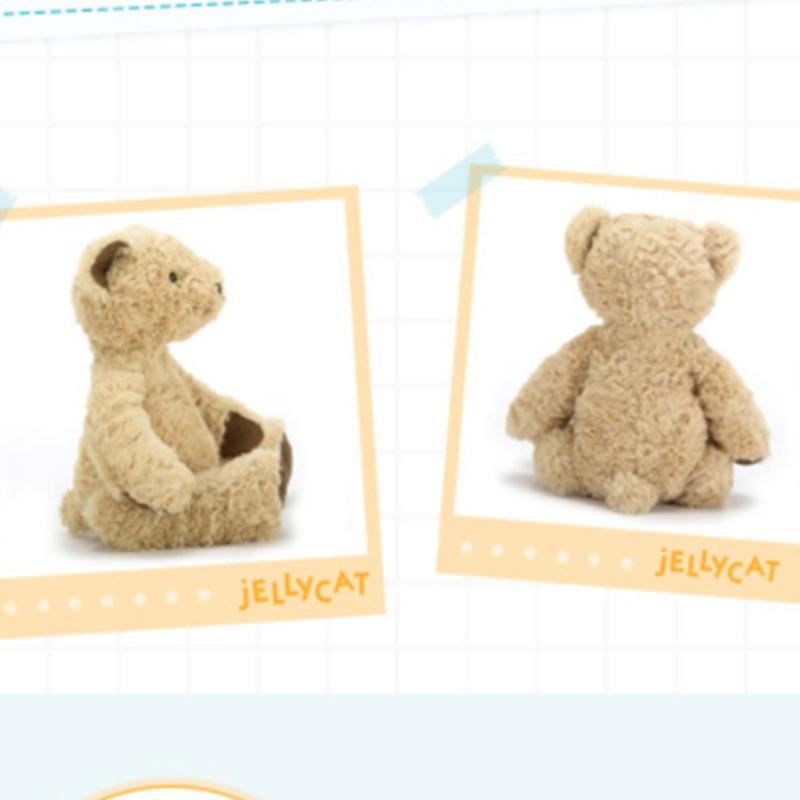 JELLYCAT Bear Series Edward Teddy Bear Soothing Beige Doll Plush Doll 26cm High