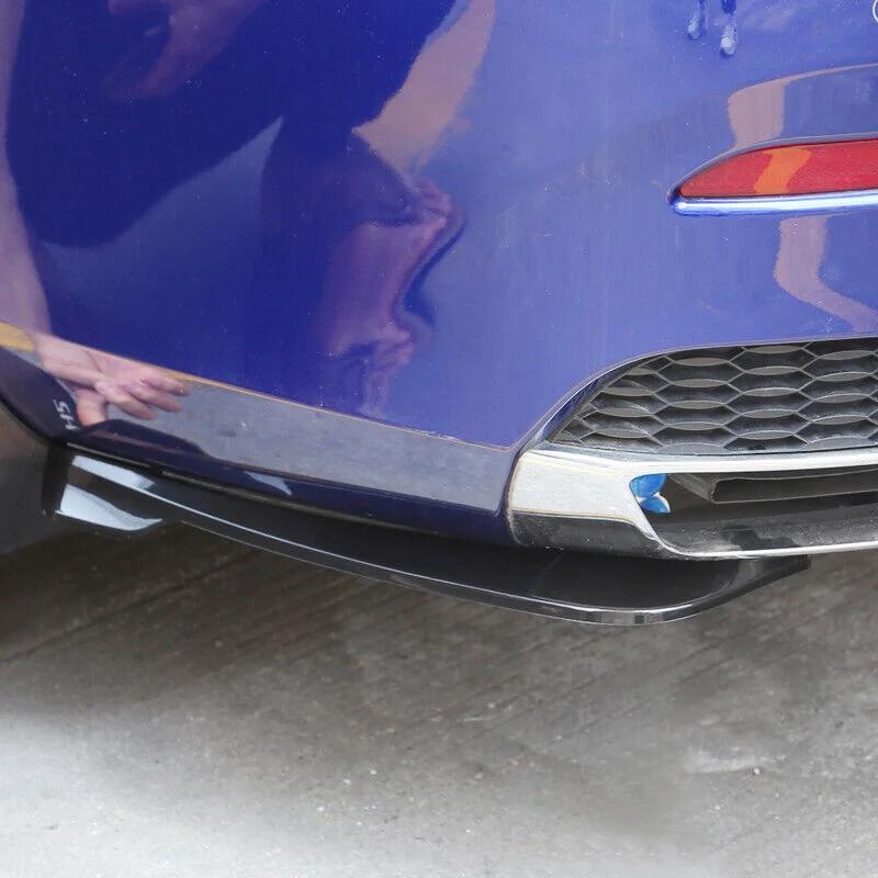 1 Pair Car Rear Bumper Lip Trim Protector Car Side Skirt Cover Car Corner Bumper Guards With Screws Universal Fit