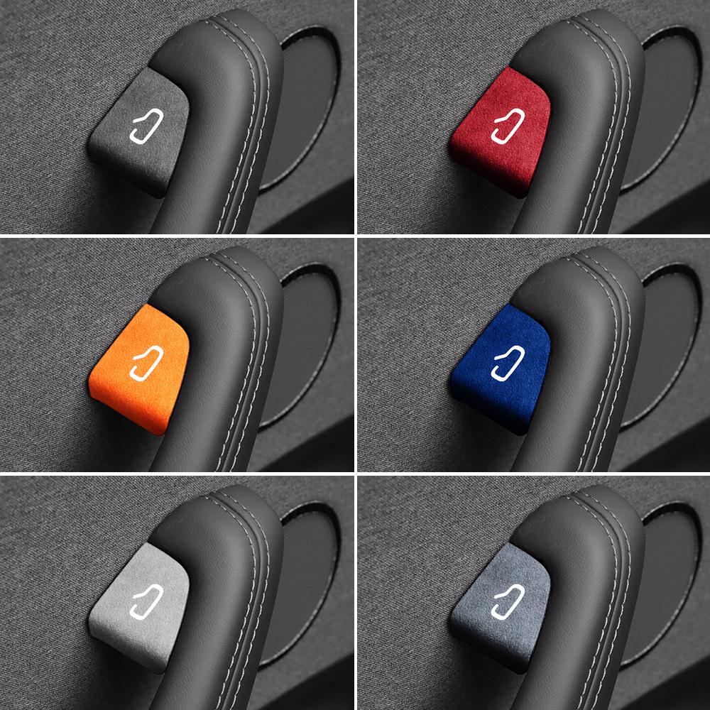 Durable Door Button Stickers for Tesla Model 3/Y Suede Switch Protection