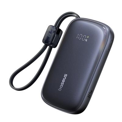 Powerbank 20000mAh 22.5W Z Wyświetlaczem Kablem EnerFill FC21 Qpow 3 Ultra - Czarny