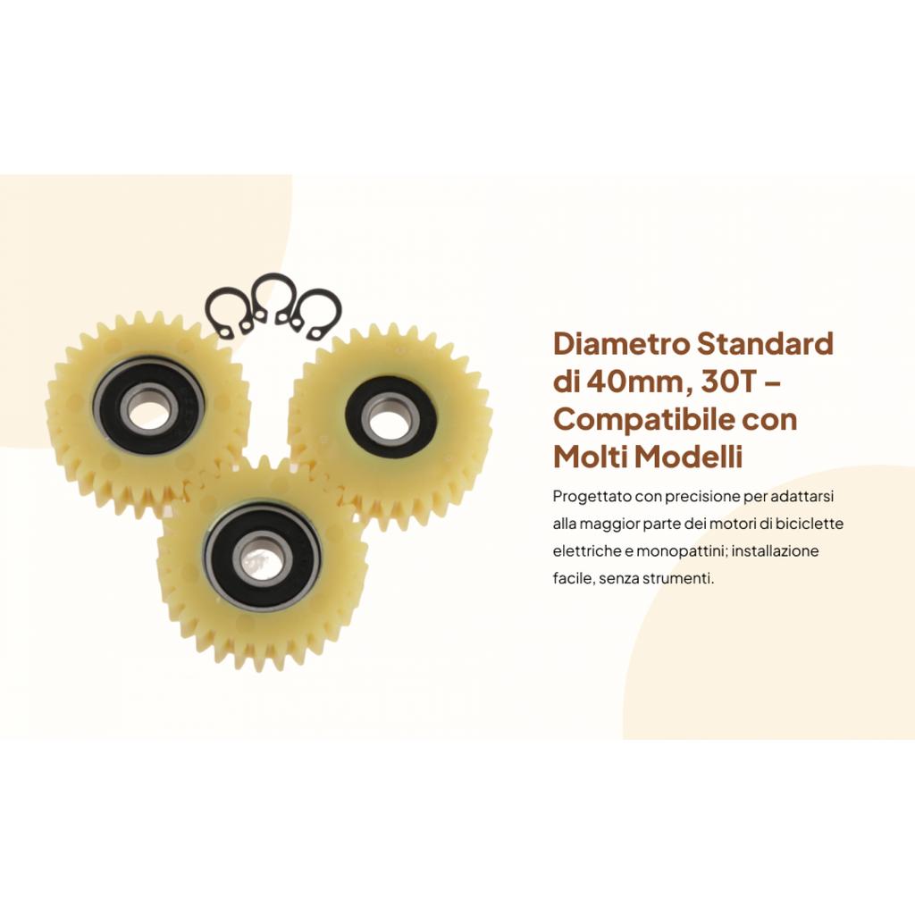 3Pcs E Bike Motor Gear Planetary Bicycle Bearing Shaft Hole 8mm Clutch Equipment