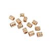 14K Gold-Filled Color-Preserving Pendant Spacer Beads: Small Waist Tube for DIY Bracelets, Necklaces, Clavicle Chains
