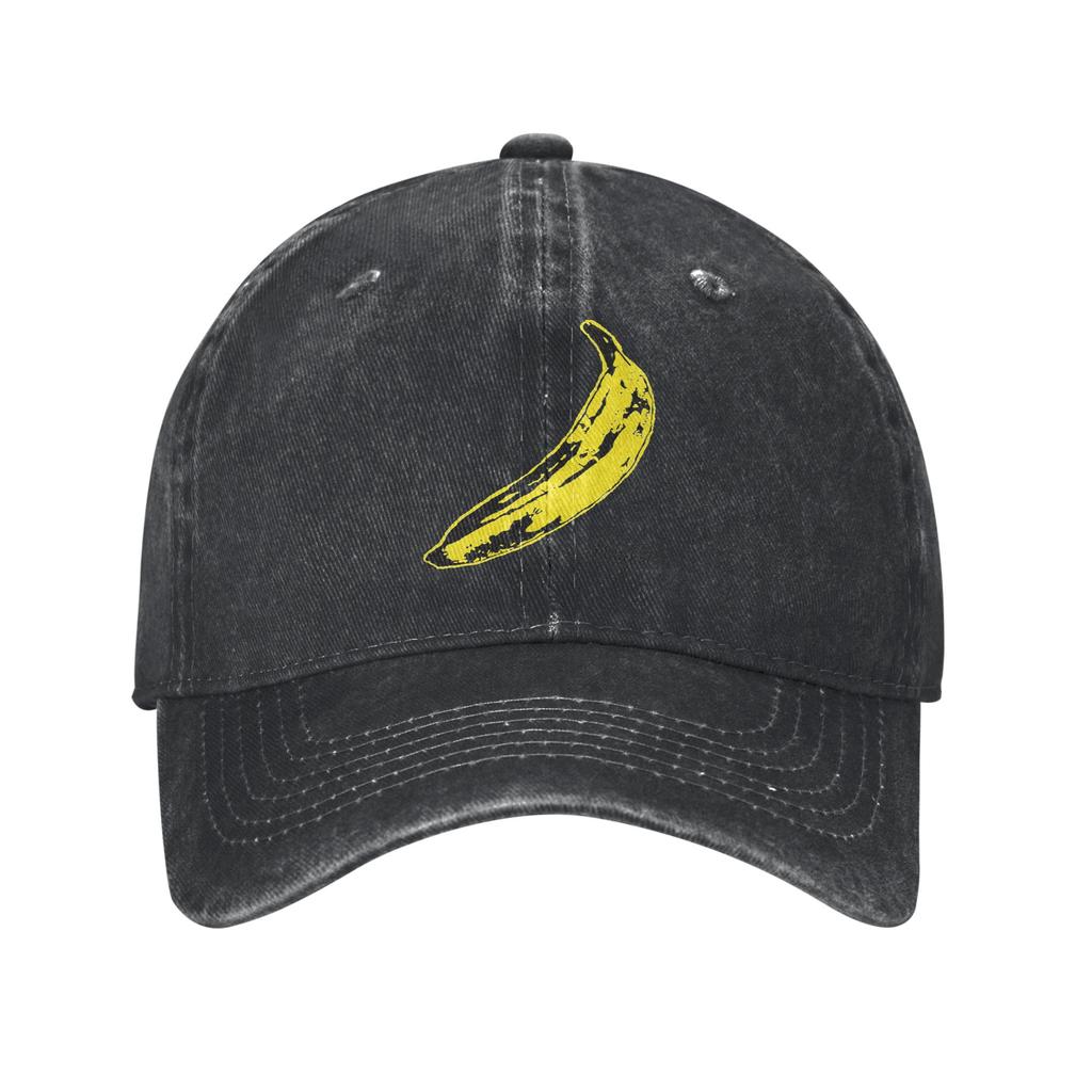 Andy Warhol Sunset Cat Cattle Banana Denim Fabric Cap Casual Baseball Caps Adjustable Hat Summer Unisex Baseball Hats